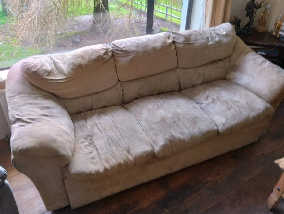 Beige couch free to take away - Image 1