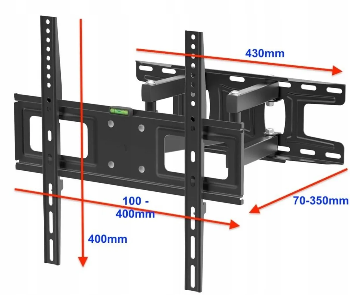 Tv Wall Mount Bracket Tilt and Swivel 23-60" - Image 2