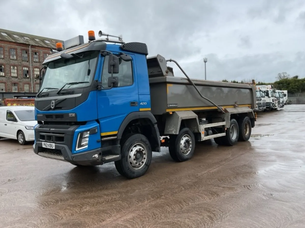 2021 Volvo FMX420 8x4 Steel Tipper. Choice - Image 3