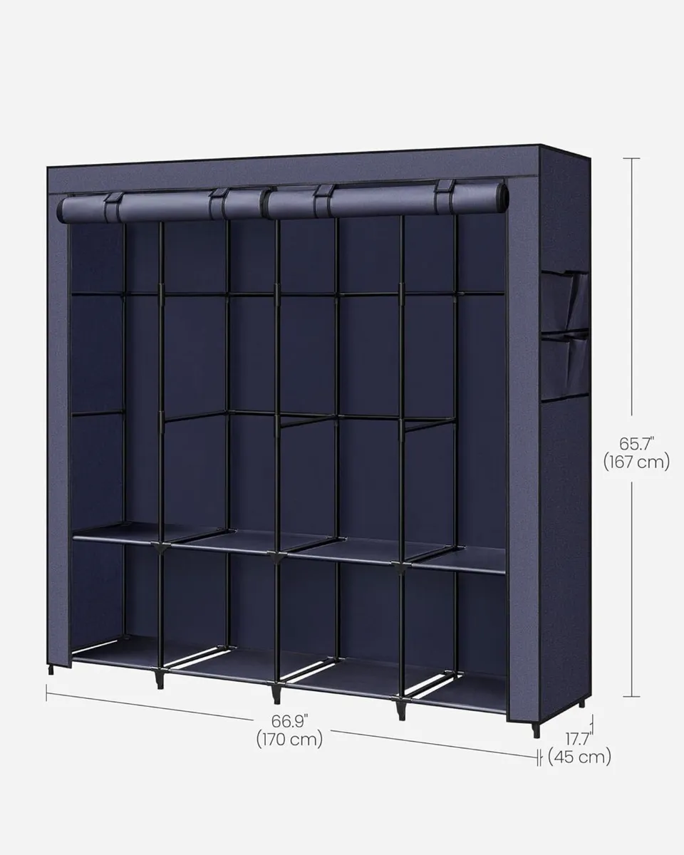 Clothes Wardrobe Portable Closet Garment Organiser - Image 3