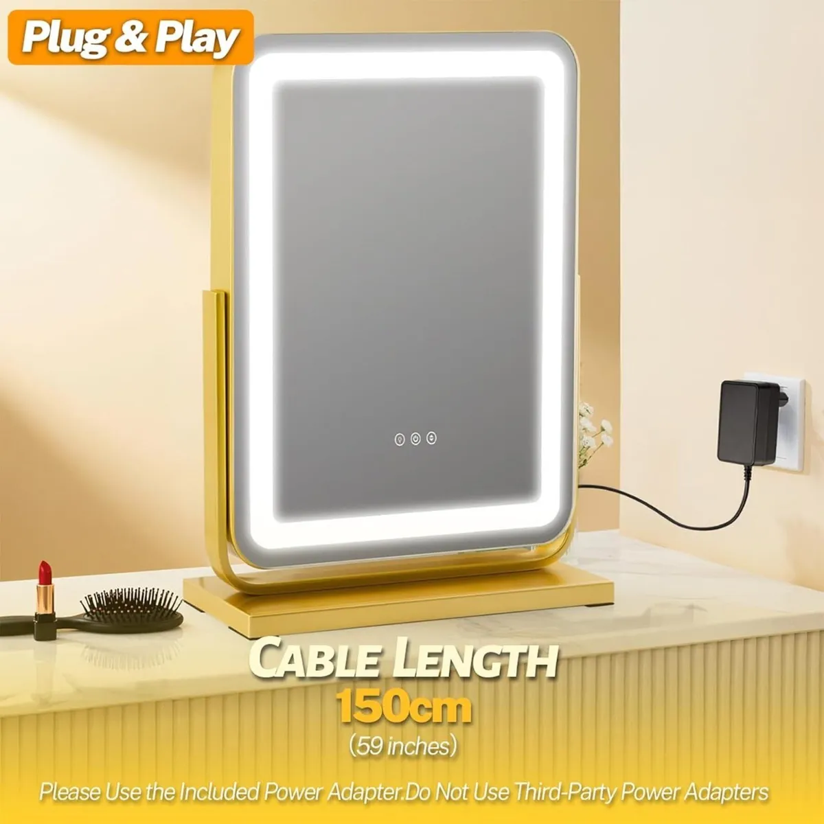 OSYNNIQ Vanity Mirror with Lights Makeup Dressing - Image 2