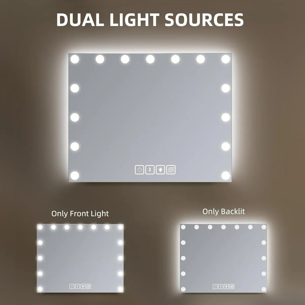 Hollywood Vanity Mirror with Lights 360 Degree - Image 2