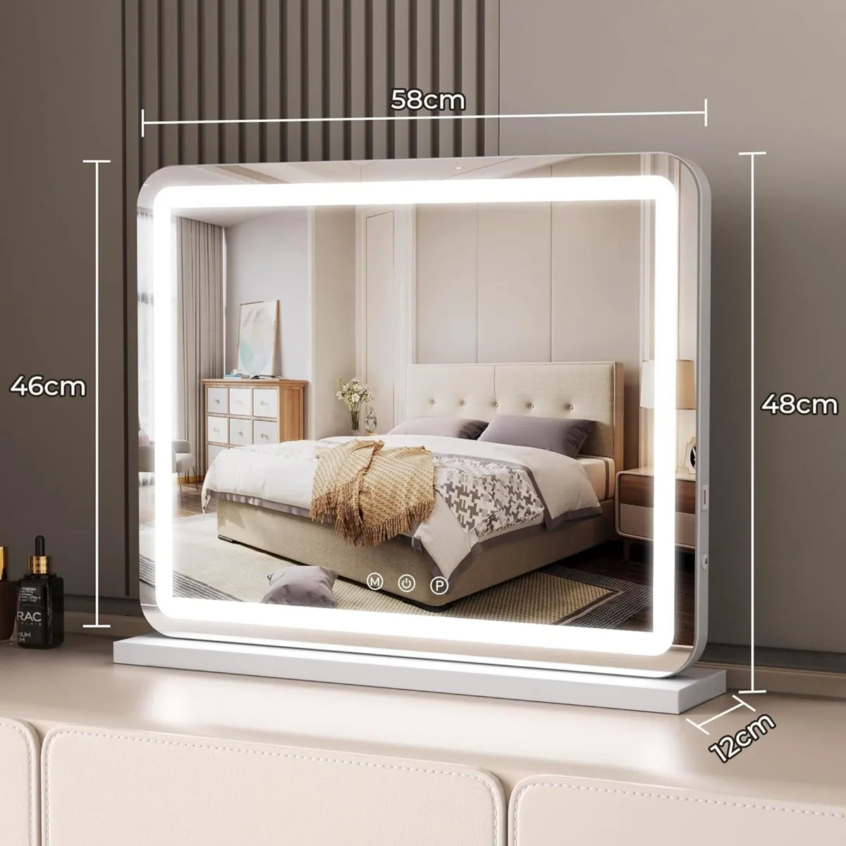 Vanity Mirror with Lights 58cm Large Makeup LED - Image 2