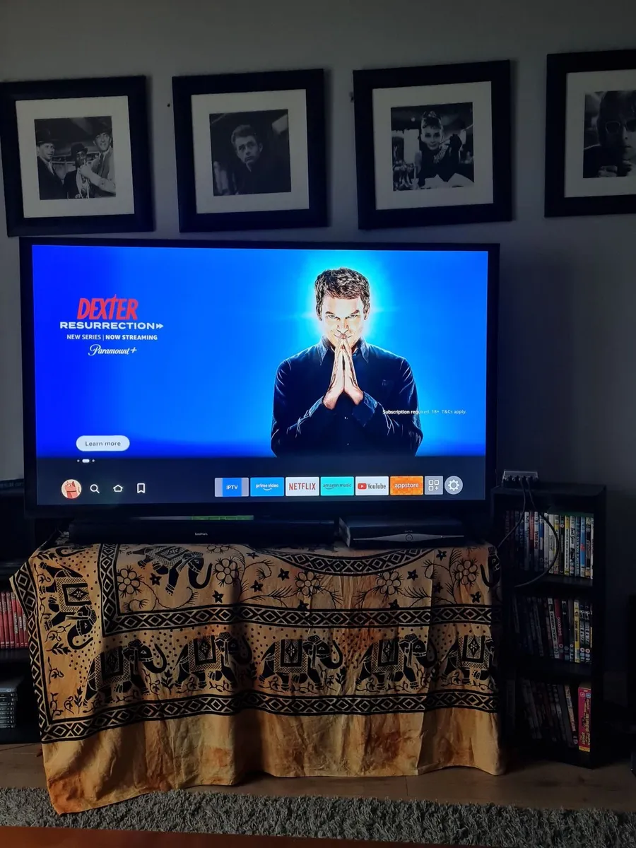 65 inch Samsung crystal uhd television - Image 1