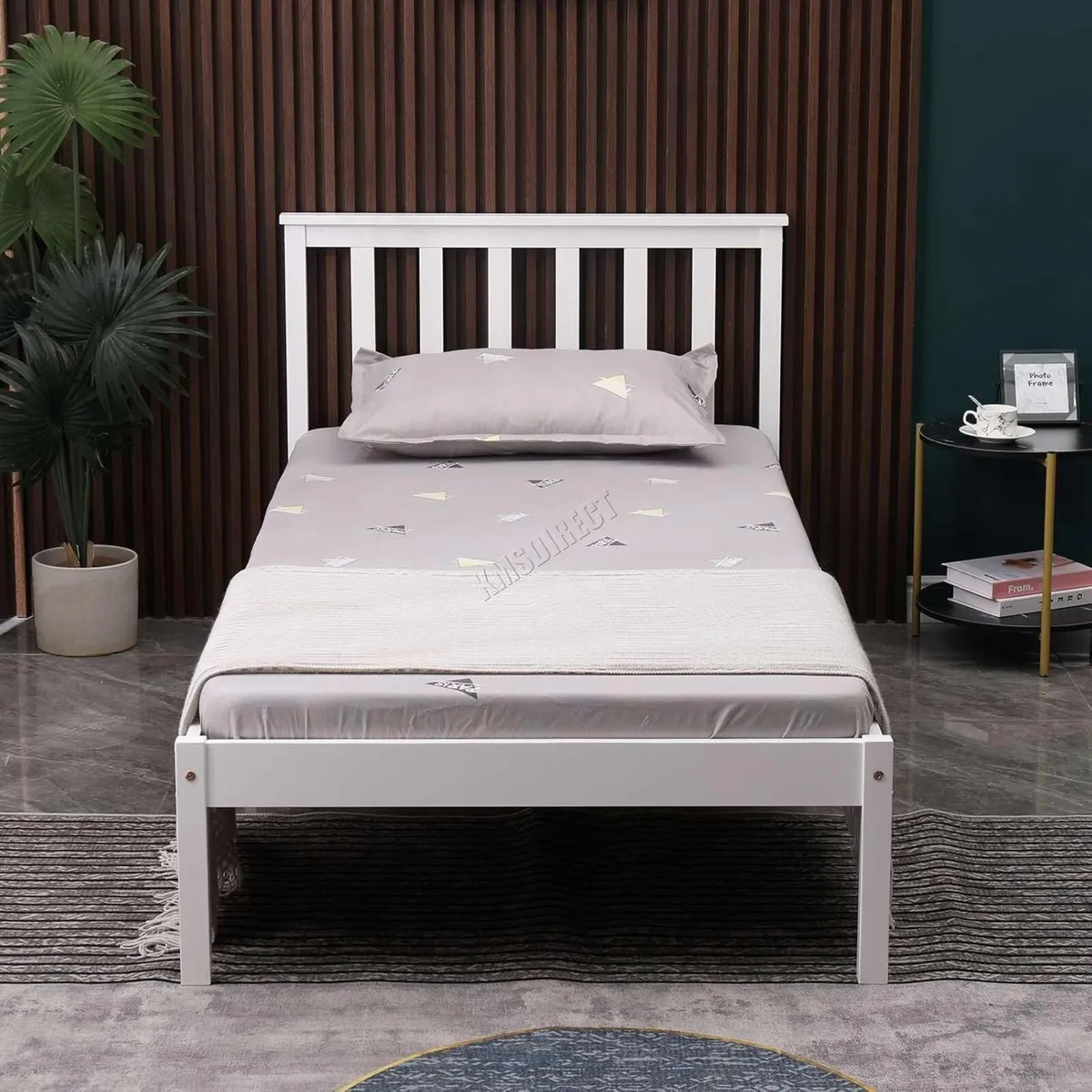 Single Bed Solid Pine Frame Headboard Durable - Image 4