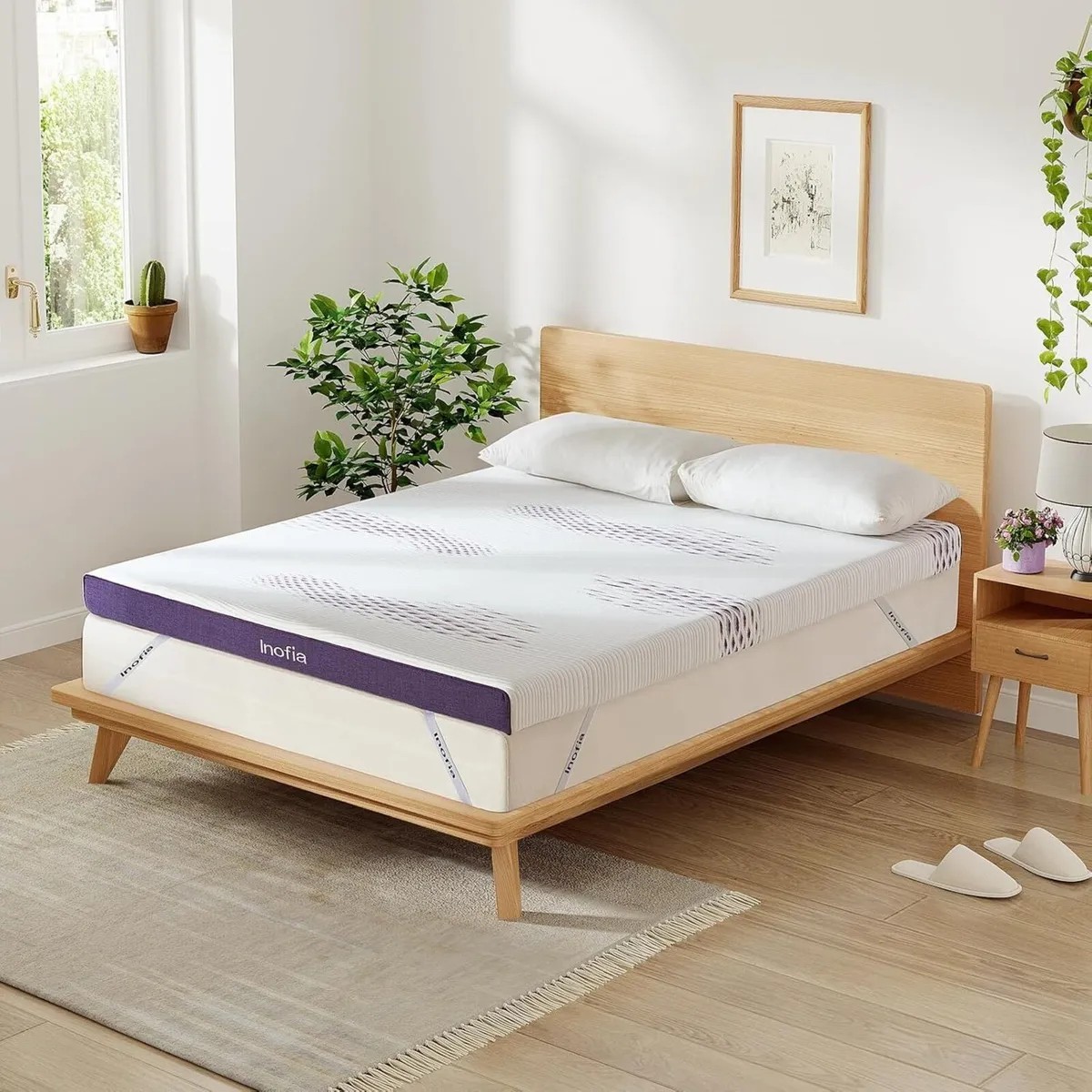 Gel Memory Foam Mattress Topper Double 10CM GELEX - Image 2