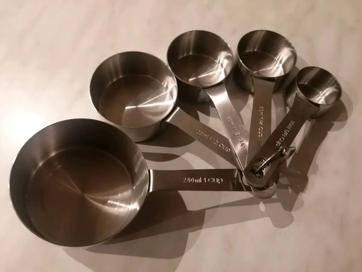 Stainless Steel Measuring Cups - Image 1
