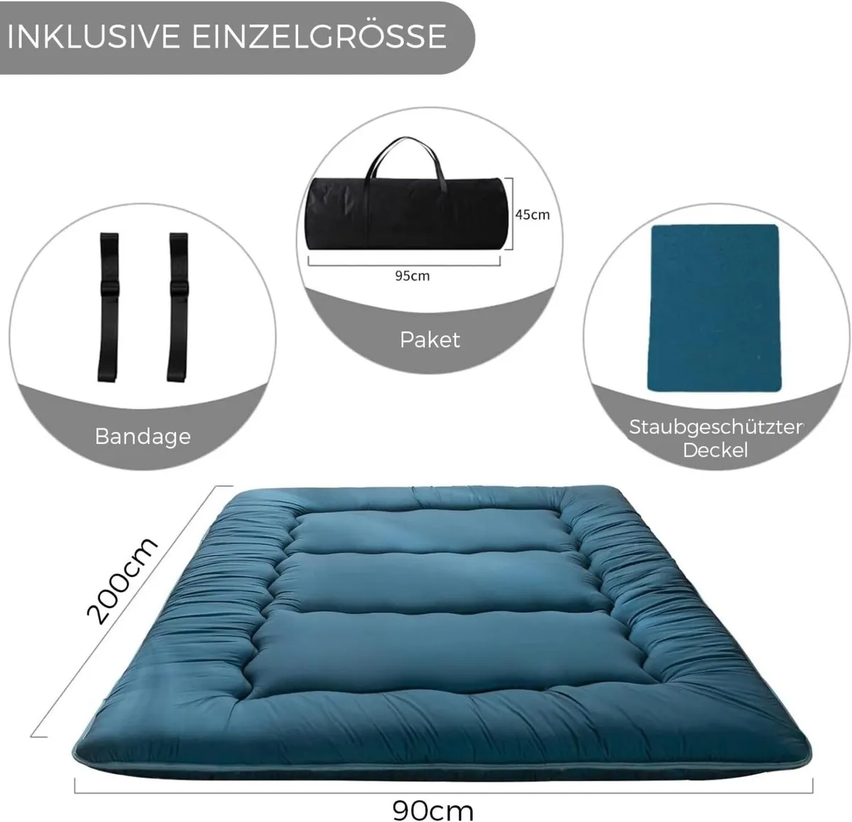 Japanese Floor Mattress Futon Thicken Tatami Mat - Image 2