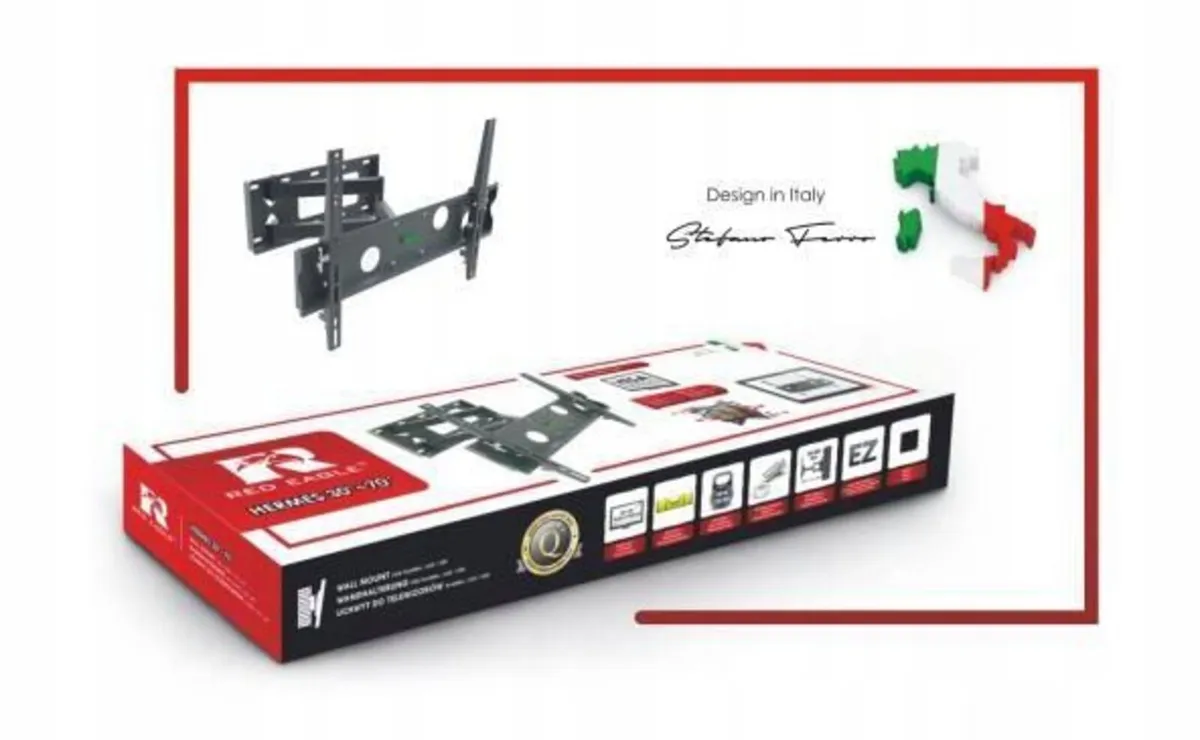 Tv Wall Bracket Tilt Swivel Long Arm 30"-70" - Image 3