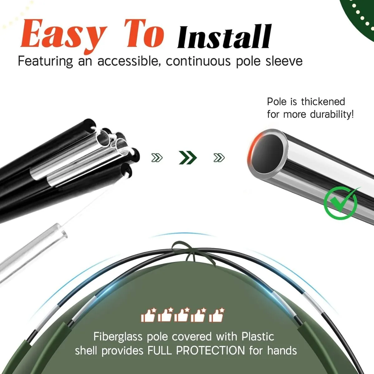 Camping Tent 2/3 Man Dome Tents - Waterproof and - Image 4