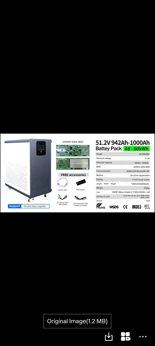 50kwh battery storage - Image 1
