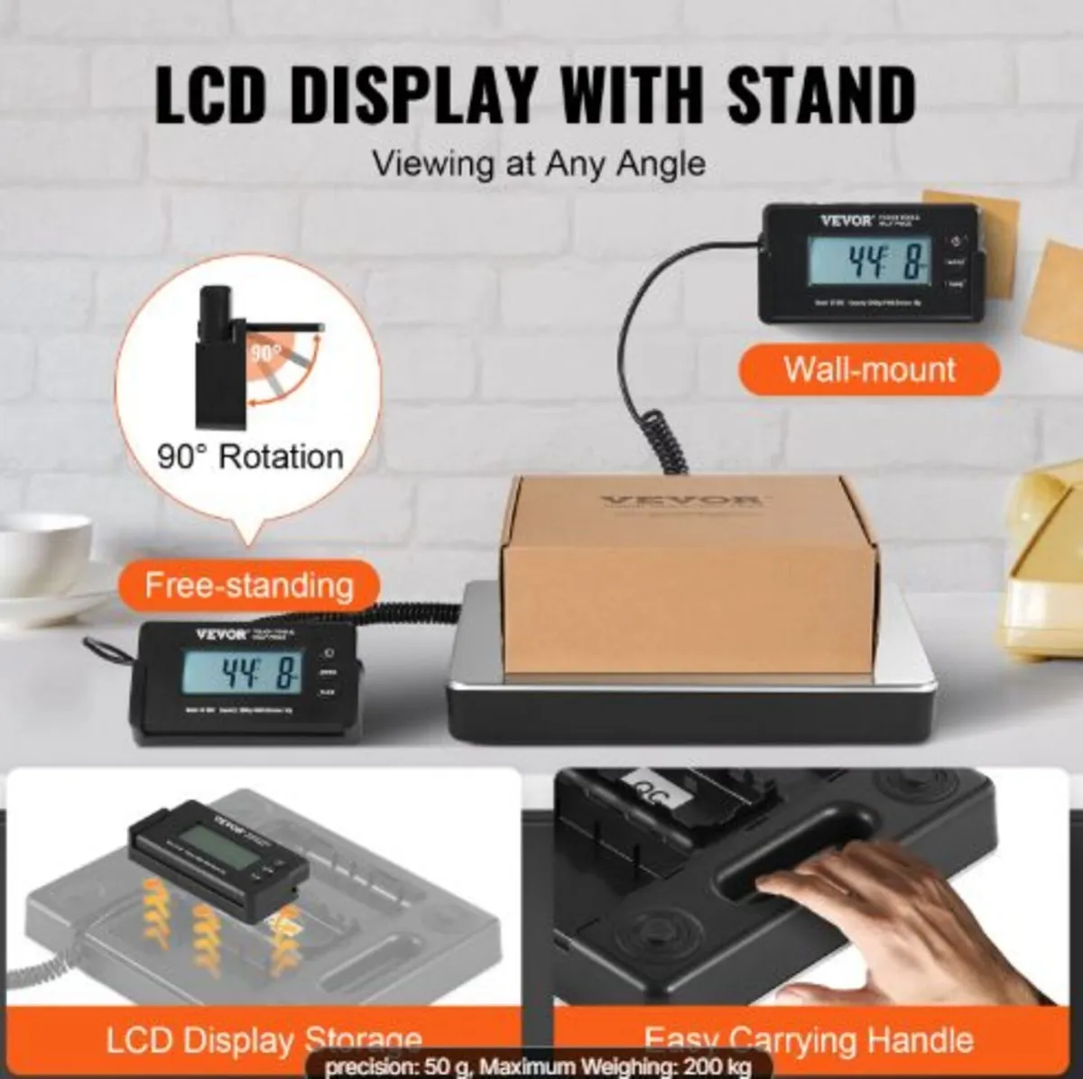 Shipping Scale Digital Postal Scale 199.6kg x 48g - Image 4