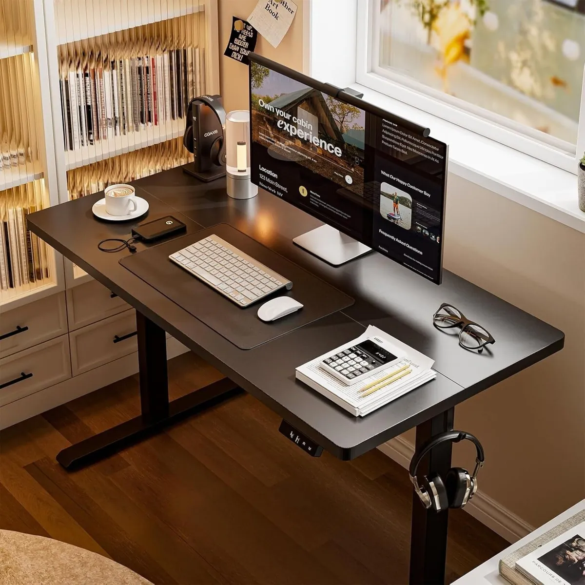 Height Adjustable Electric Standing Desk 100 x 60 - Image 2