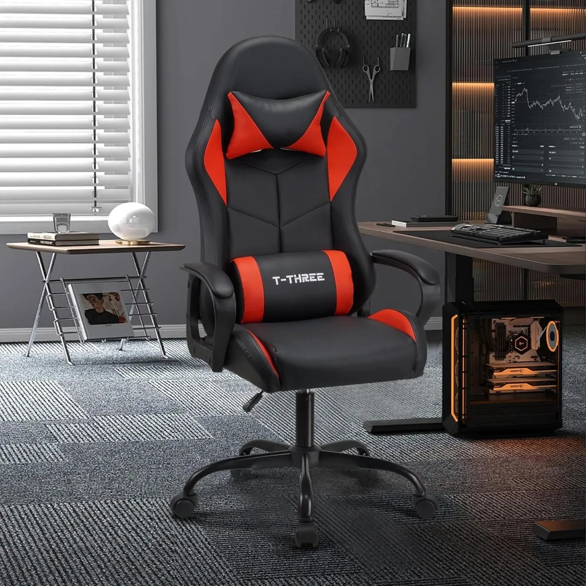 High-back ergonomic gaming chair computer office - Image 2
