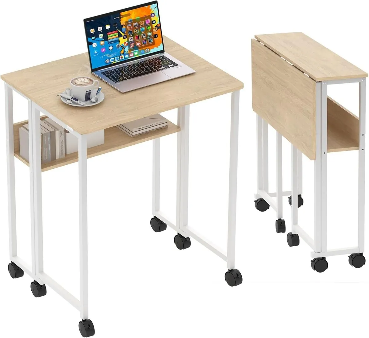Folding Table for Small Spaces – 24.8 Inch - Image 1