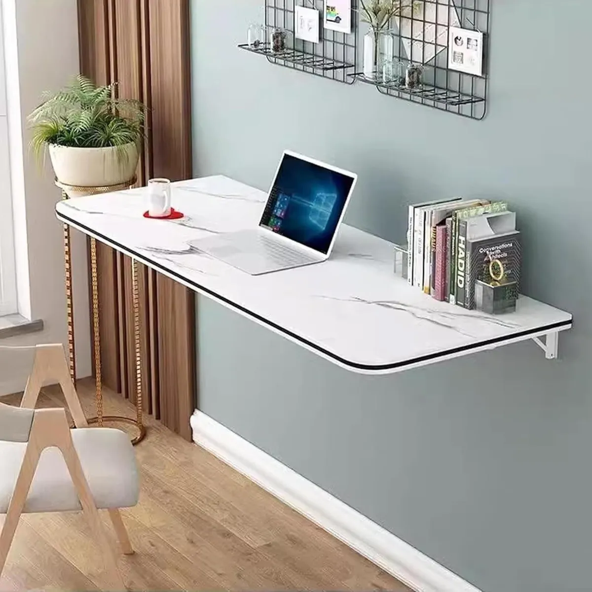 Wall Mounted Folding Table for Computer Floating - Image 2