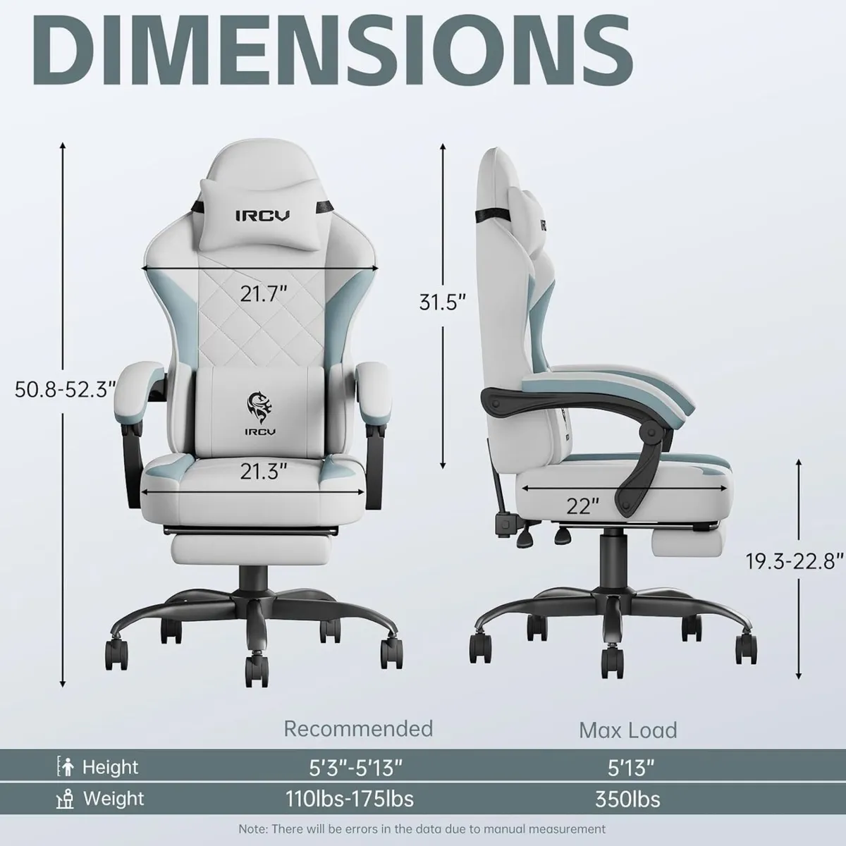 Computer Gaming Chair with Spring Cushion - Image 3
