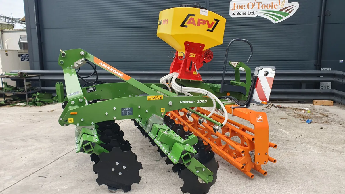 New Amazone 3003 Disc Harrow with APV Air Seeder - Image 2