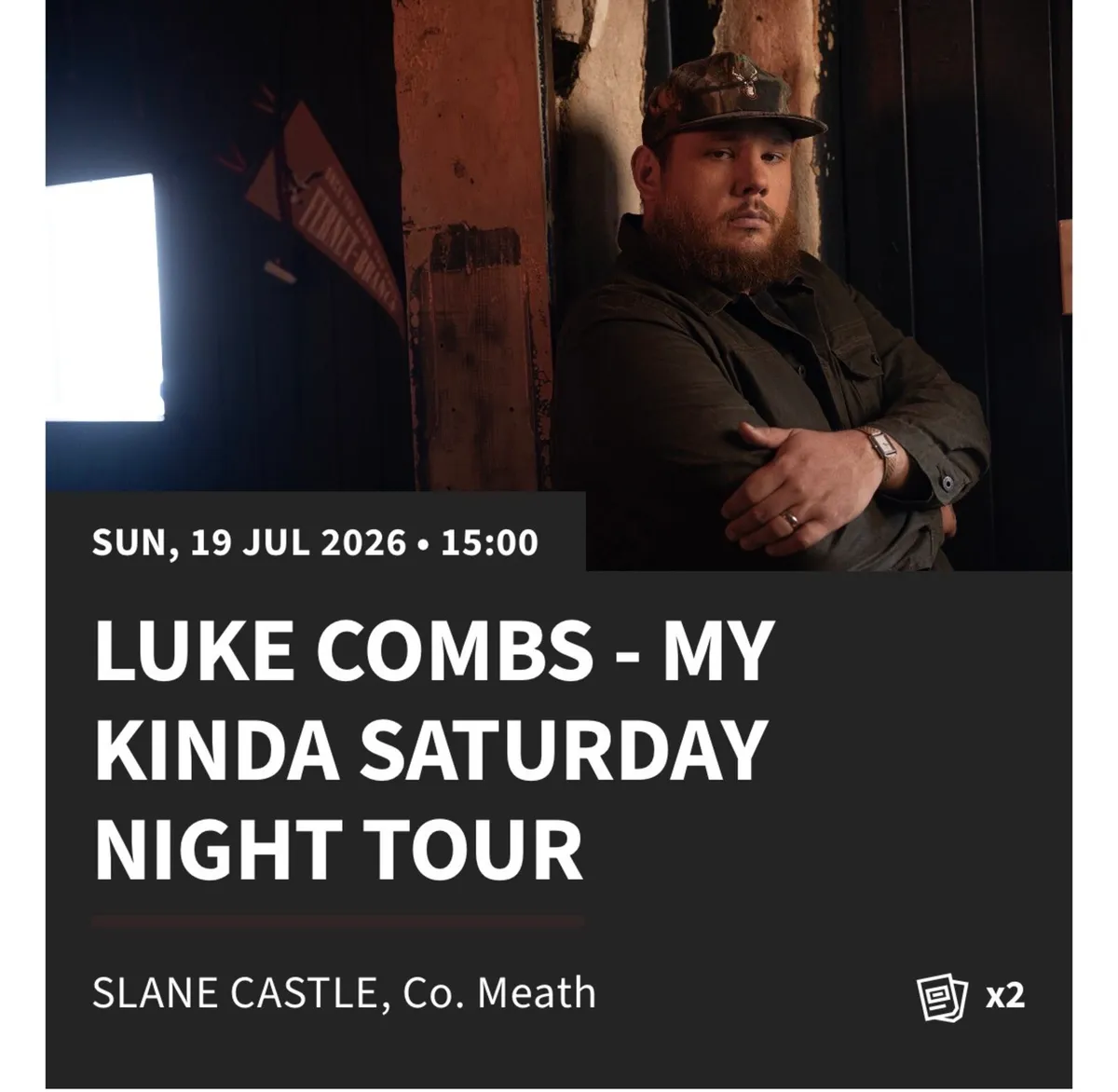 Luke Combs - Slane