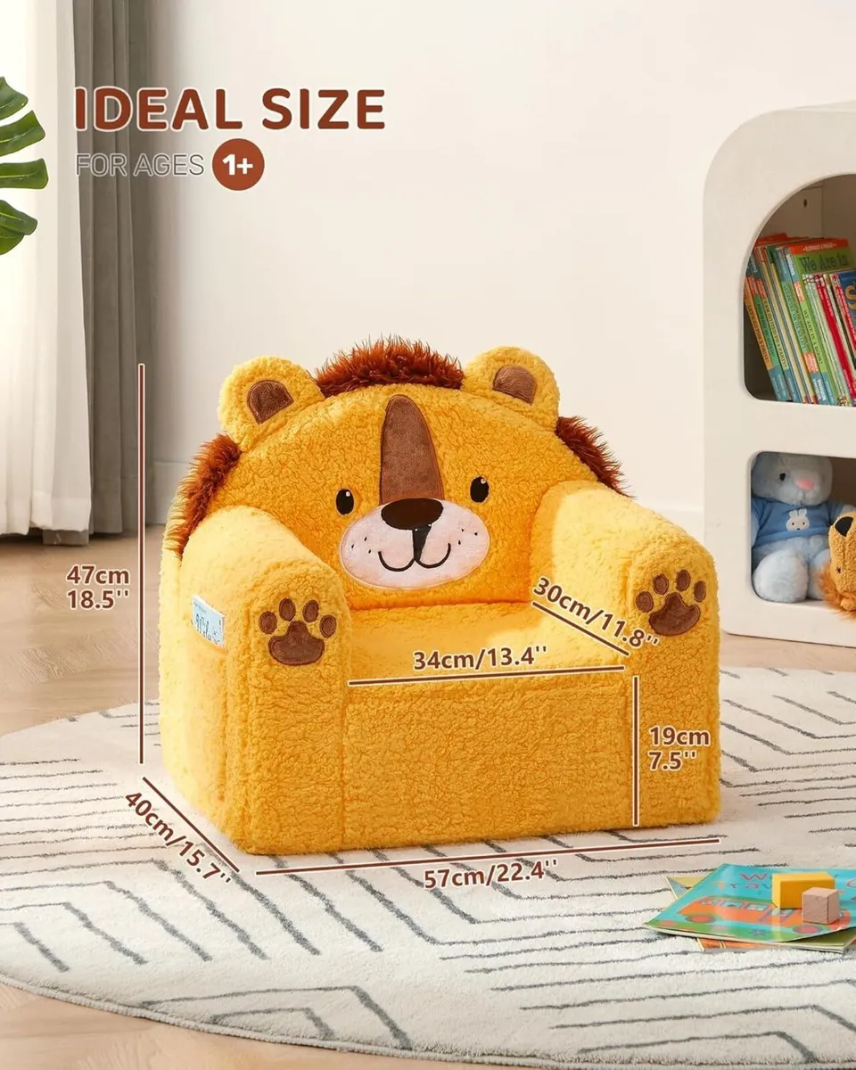 Toddler Chair Ultra-Soft Snuggle Foam Filled Kids - Image 3