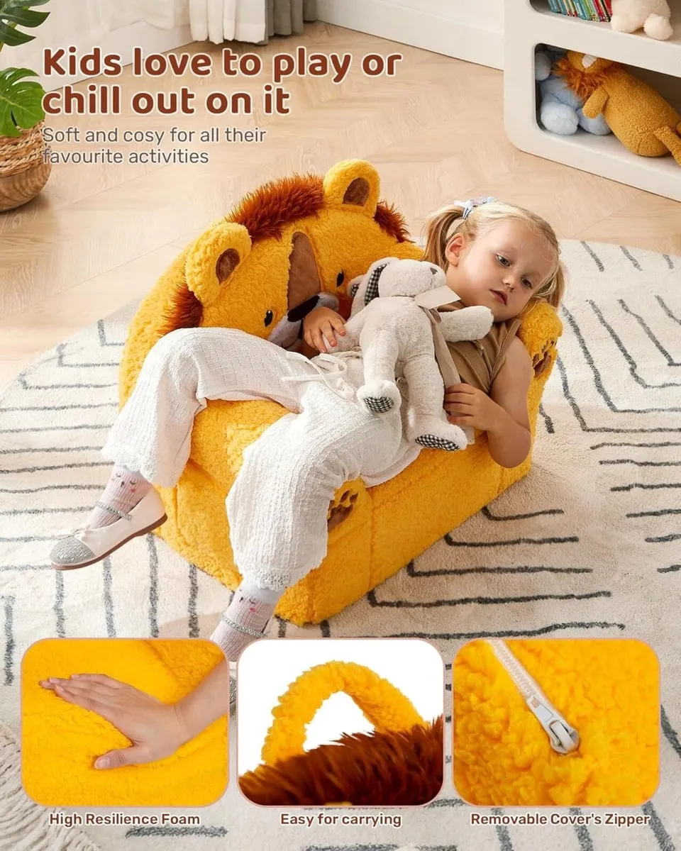 Toddler Chair Ultra-Soft Snuggle Foam Filled Kids - Image 4