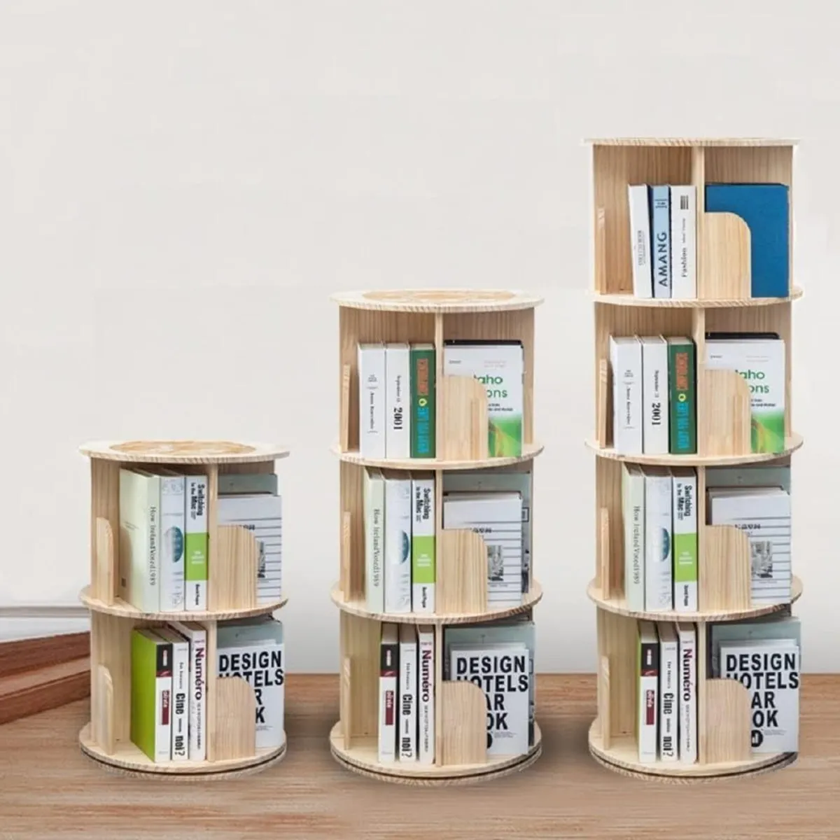 Rotating Bookshelf 360 Display Floor Standing - Image 3