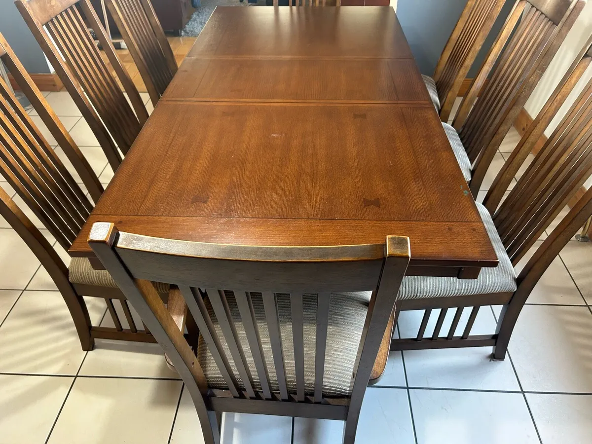 Dining Table with 8 Chairs - Image 4
