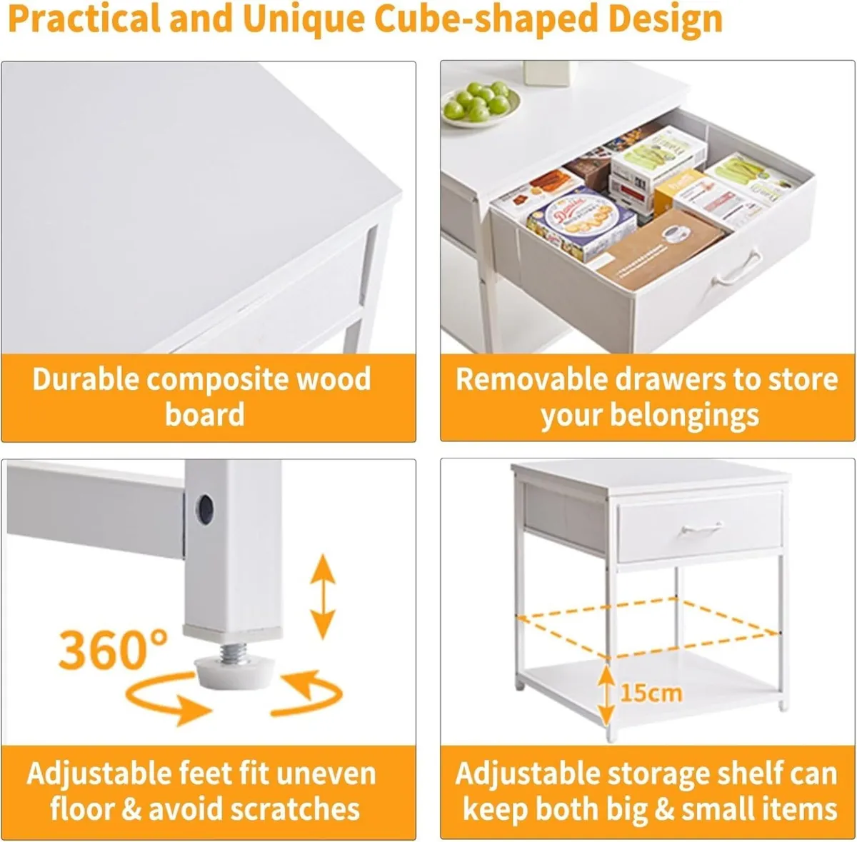 Large Side Table for Living Room Small Stand 20 - Image 4