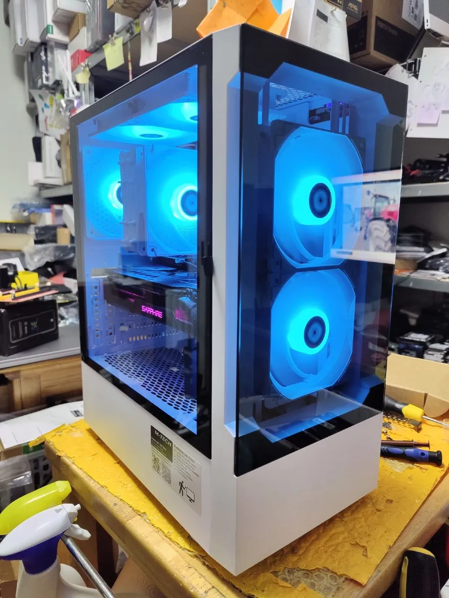 Fast Custom Gaming Pc Ryzen 5 5500/16/Radeon 8GB/S - Image 1