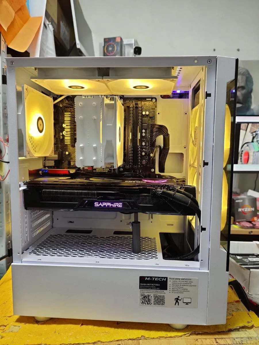 Fast Custom Gaming Pc Ryzen 5 5500/16/Radeon 8GB/S - Image 3