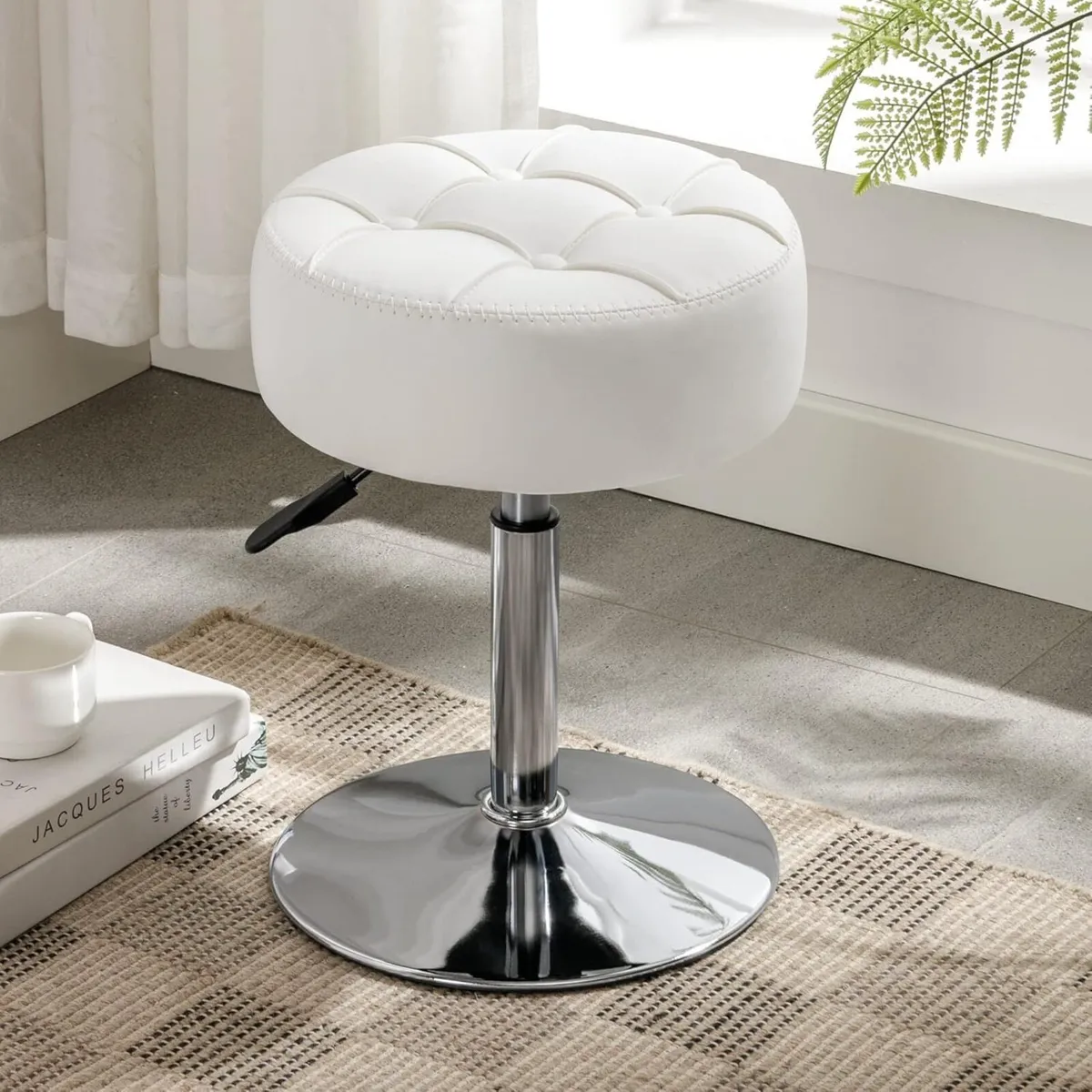 360degreesSwivel Vanity Stool Adjustable Dressing - Image 1
