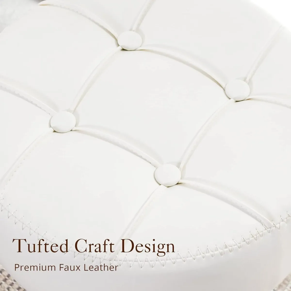 360degreesSwivel Vanity Stool Adjustable Dressing - Image 3