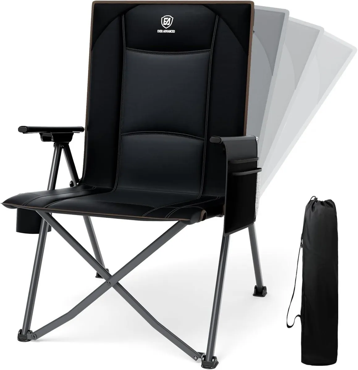Luxury Camping Chair Folding for Adults Heavy - Image 1