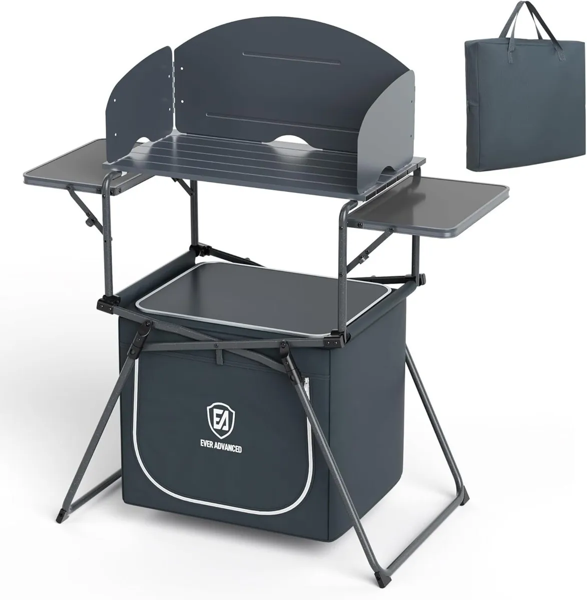 Camping Kitchen Unit with Storage Folding Outdoor - Image 1