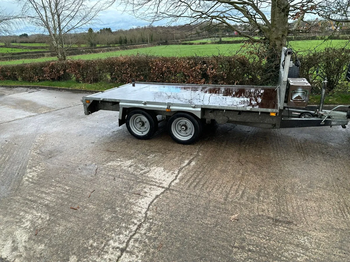 Galvanised flatbed trailer - Image 2