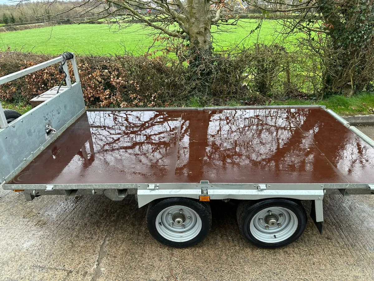 Galvanised flatbed trailer - Image 3