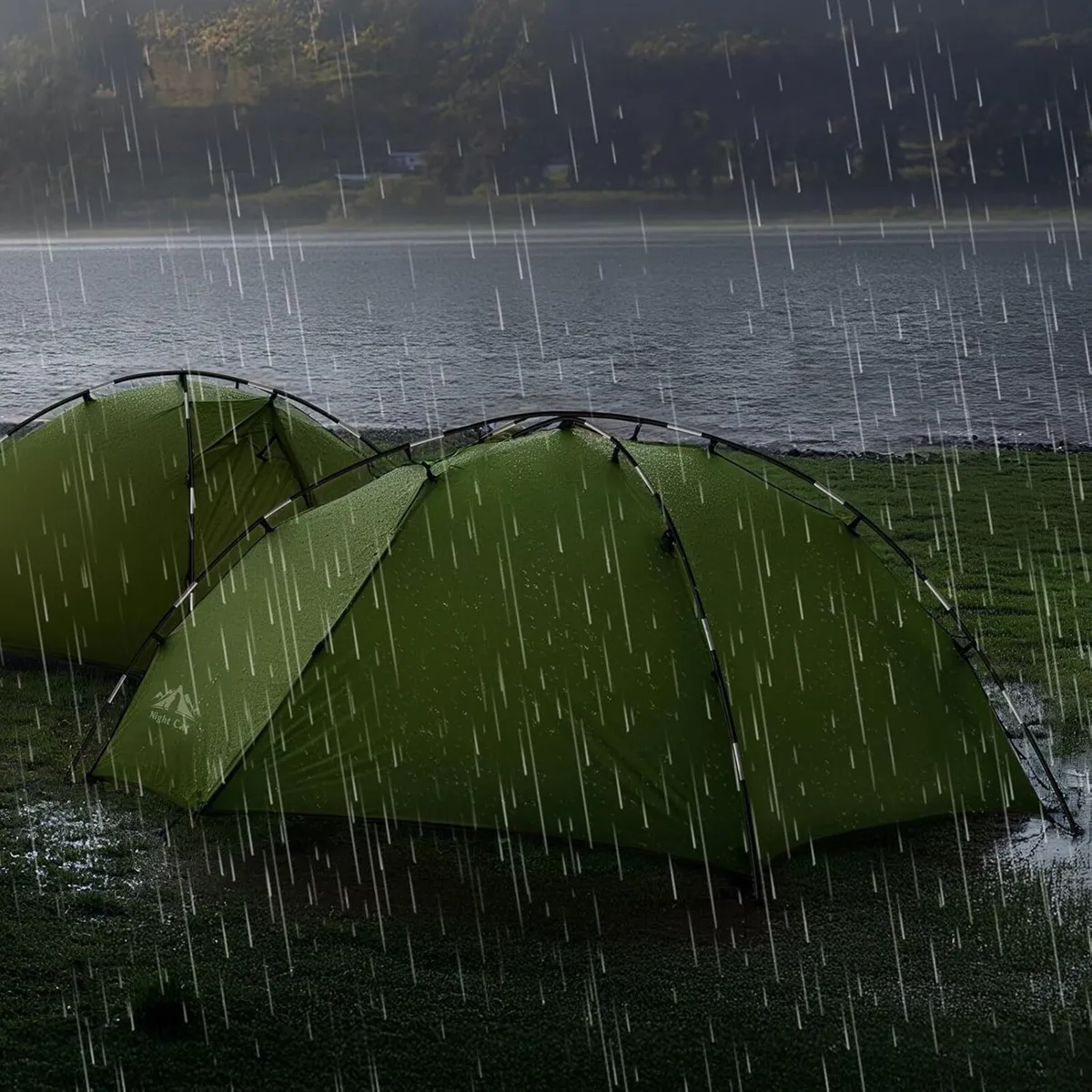 2 Person Camping Tent: Waterproof Man Backpacking - Image 2