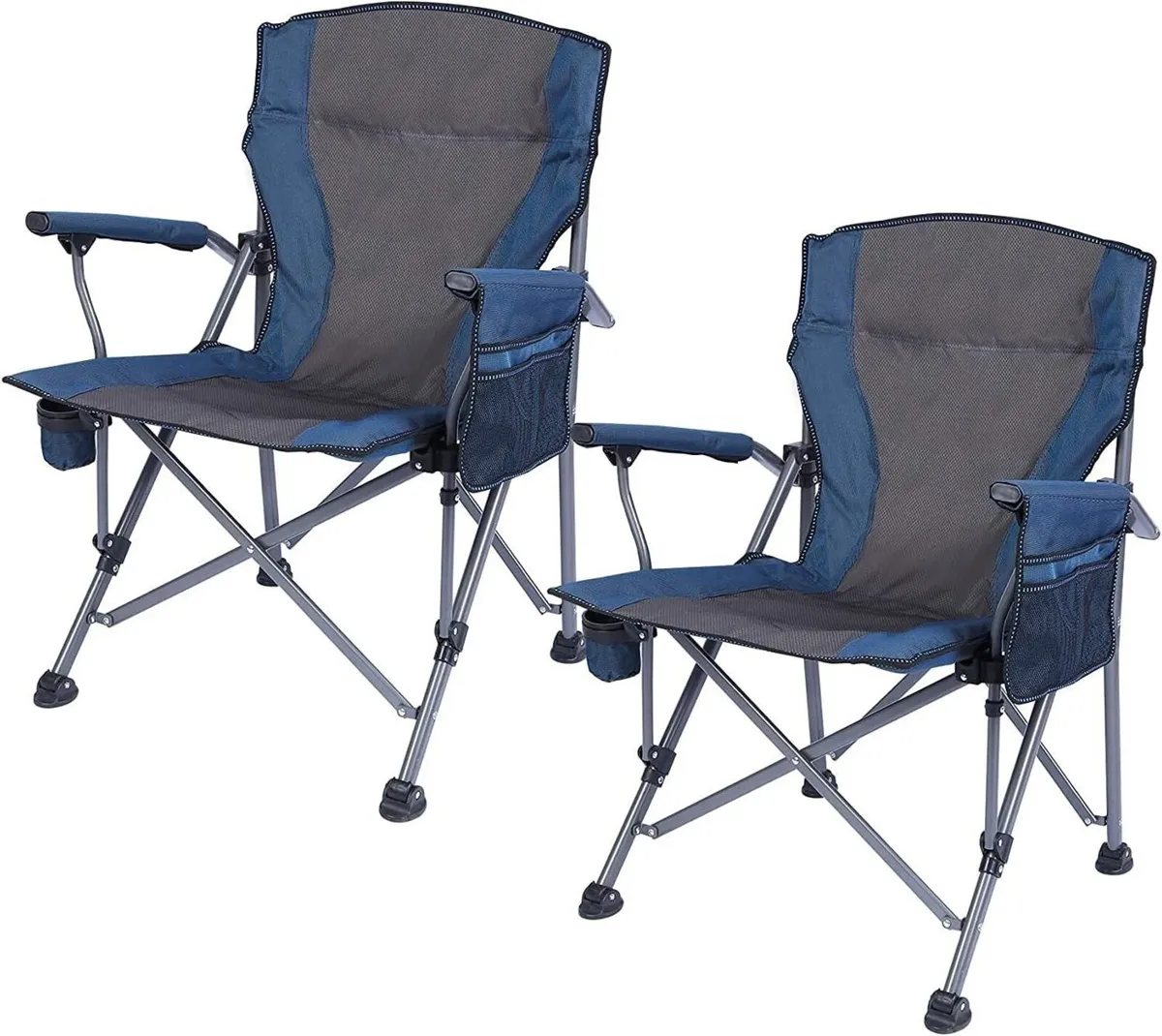 2 Pack Oversized Folding Camping Chair for Heavy - Image 1