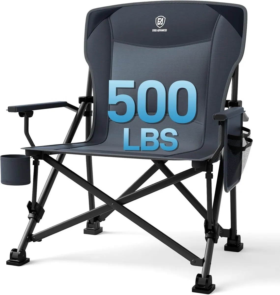 Camping Chair for Adults Oversized 230KG Folding - Image 1