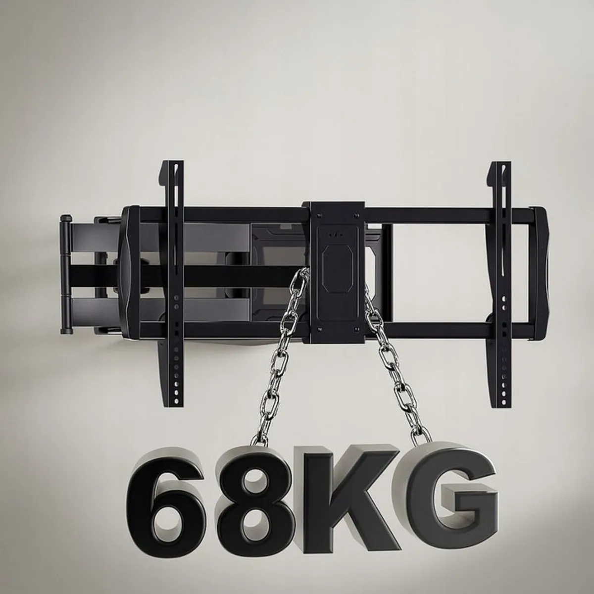 Tv Wall Mount Bracket Tilt Swivel Long Arm 43-95" - Image 3