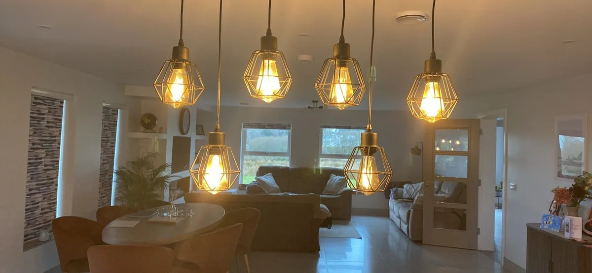 6 pendent roof light - Image 1