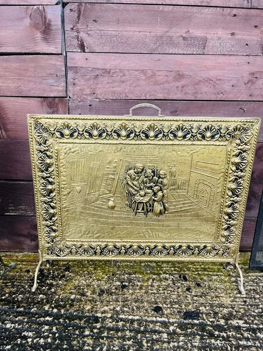 Vintage Antique Fire screen