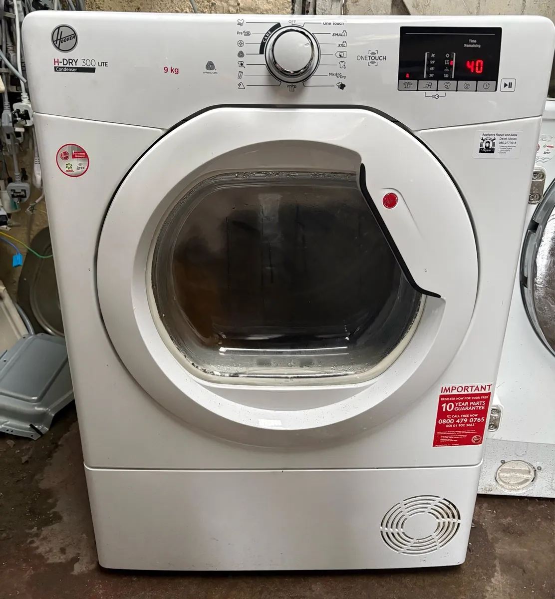 Hoover Condenser Dryer - 9kg Drum