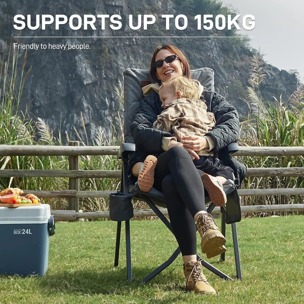 Luxury Camping Chairs for Adults Heavy Duty - Image 4