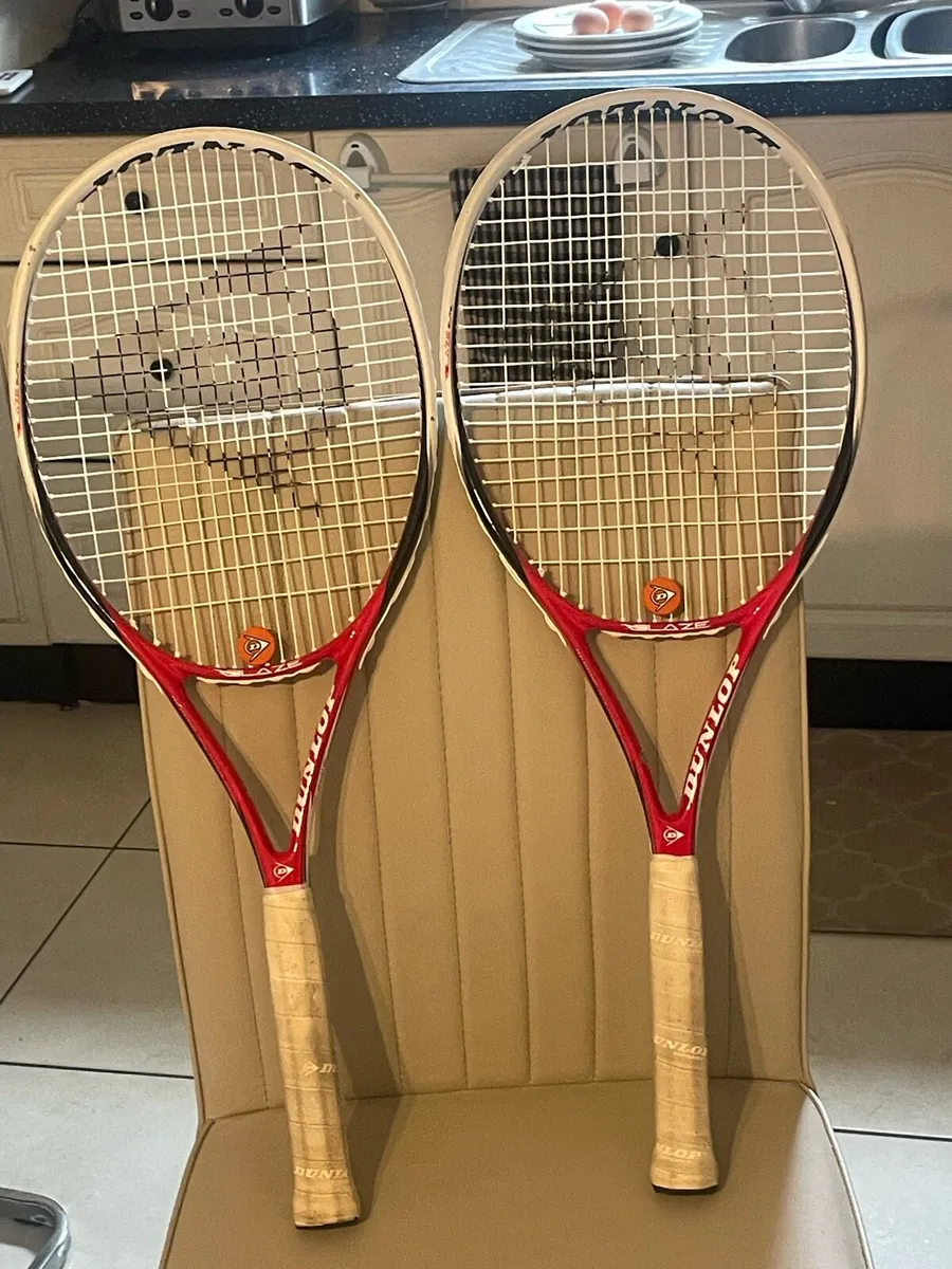 3 Dunlop tennis rackets - Image 3