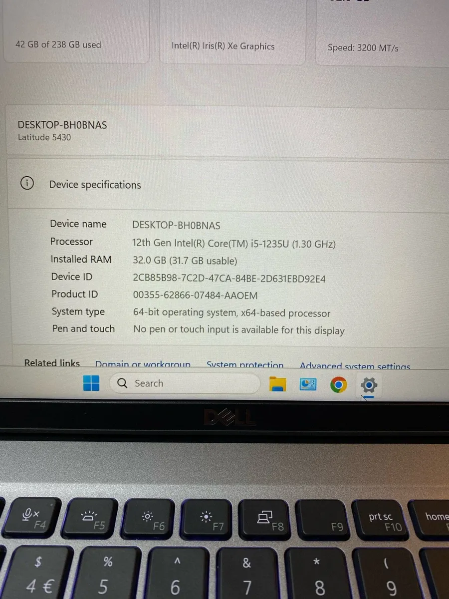 Dell i5 pro 12gen 32gb ram 256ssd win 11 pro - Image 4