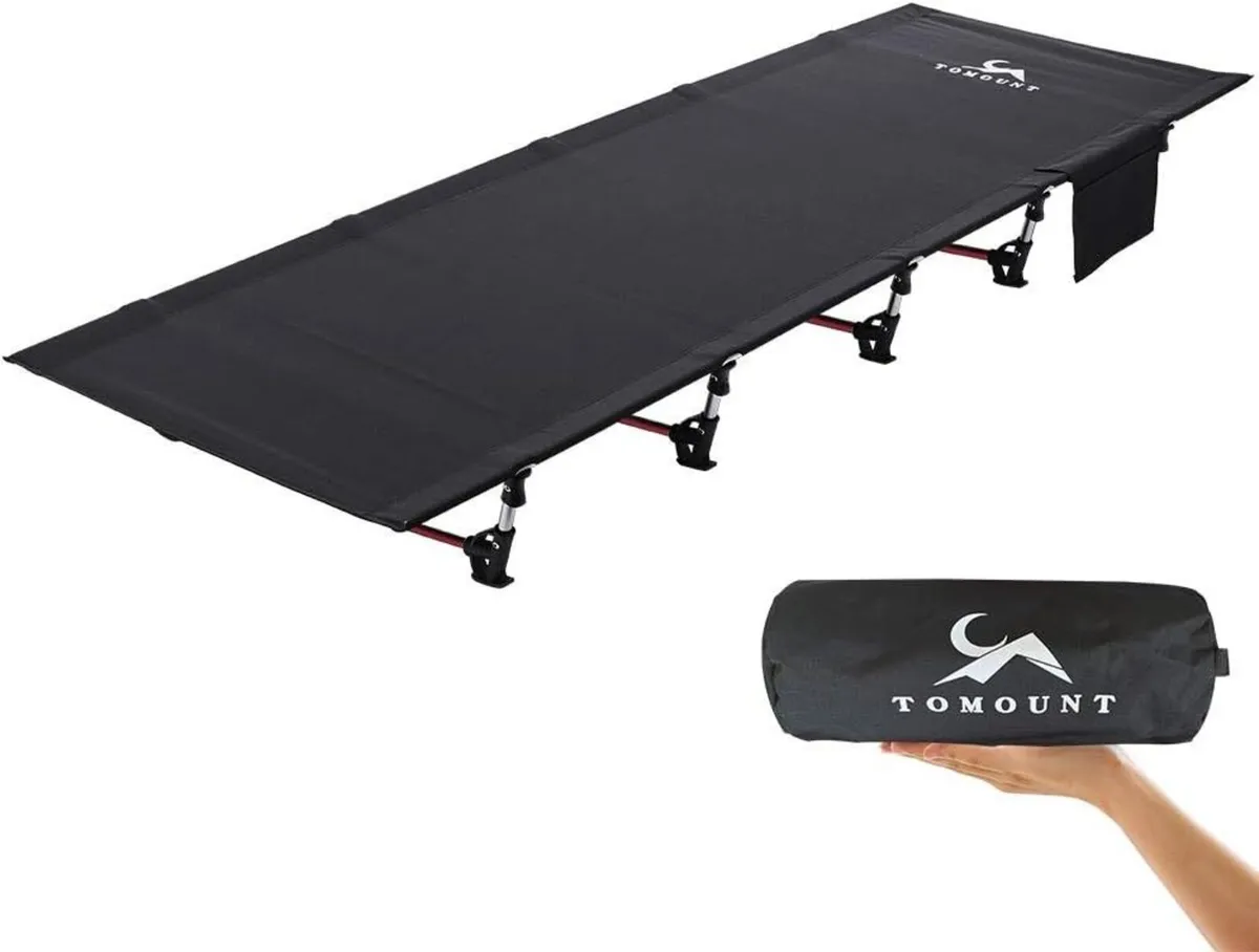 Camping Cot Folding Bed Lightweight Aluminum - Image 1