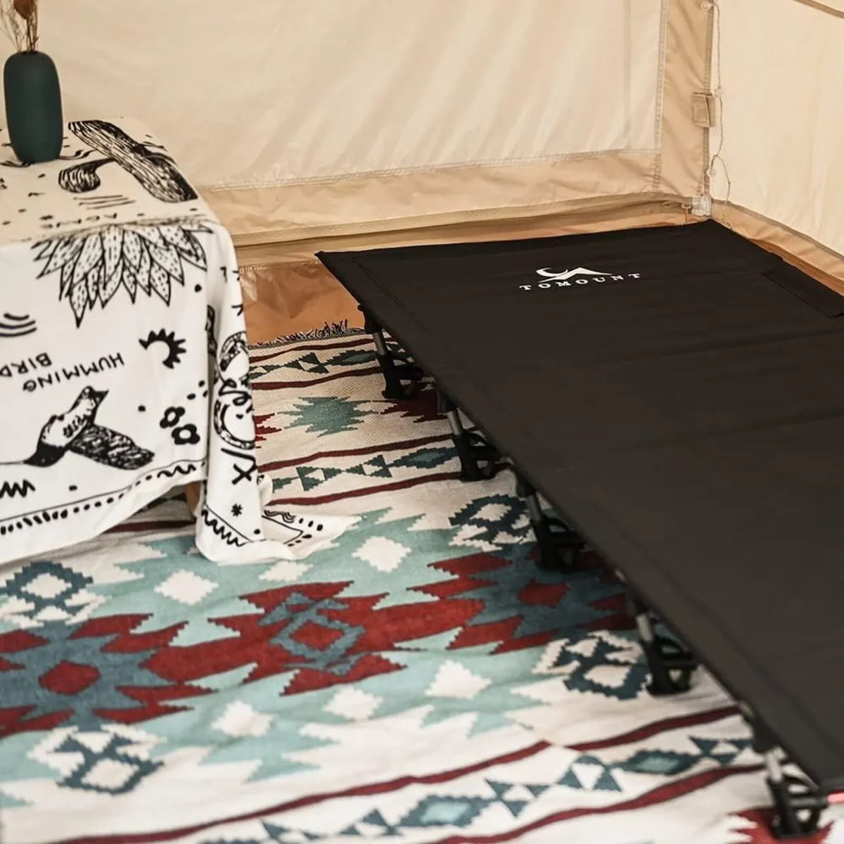 Camping Cot Folding Bed Lightweight Aluminum - Image 2