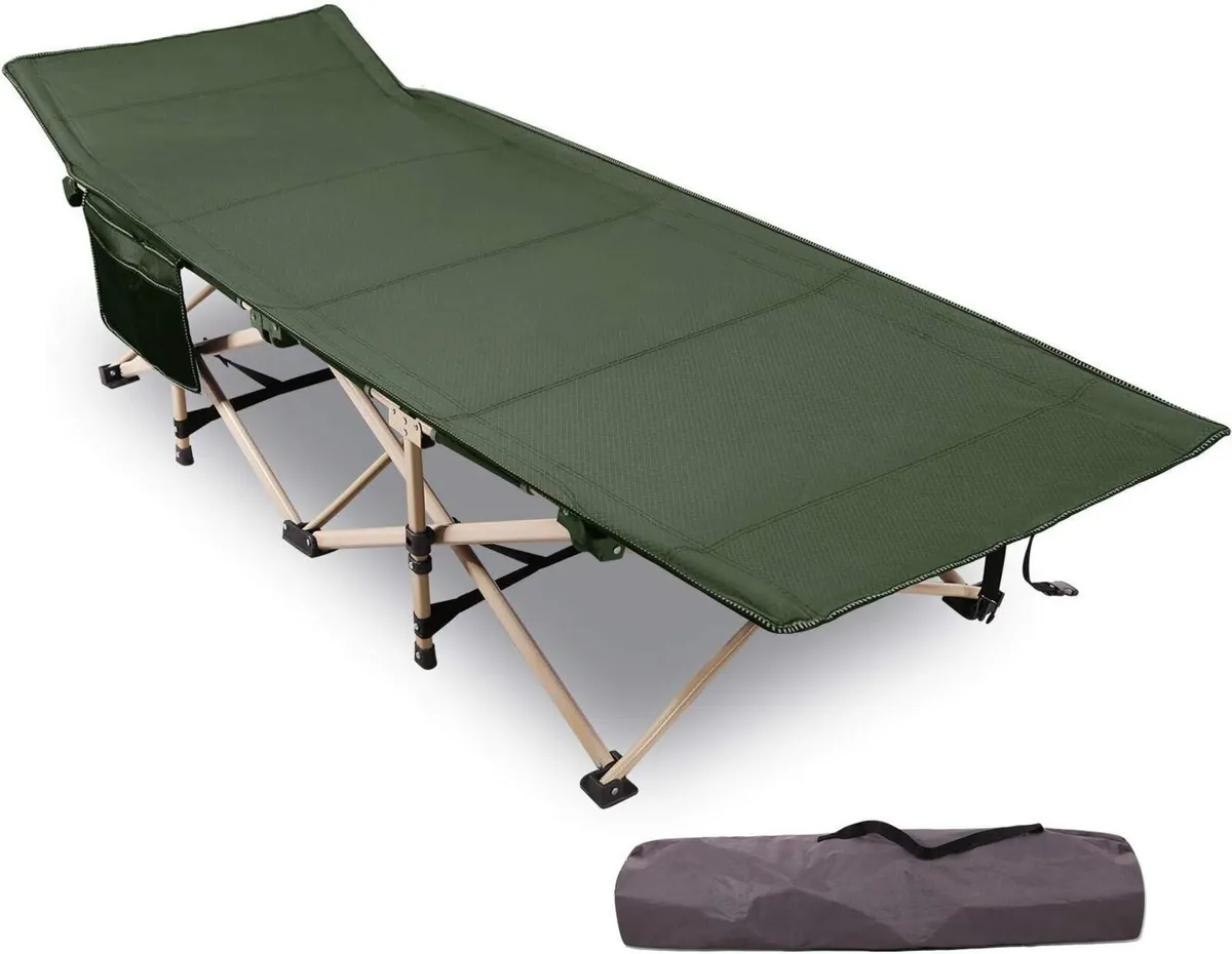 Folding Camping Beds for adults 28 Extra Wide - Image 1