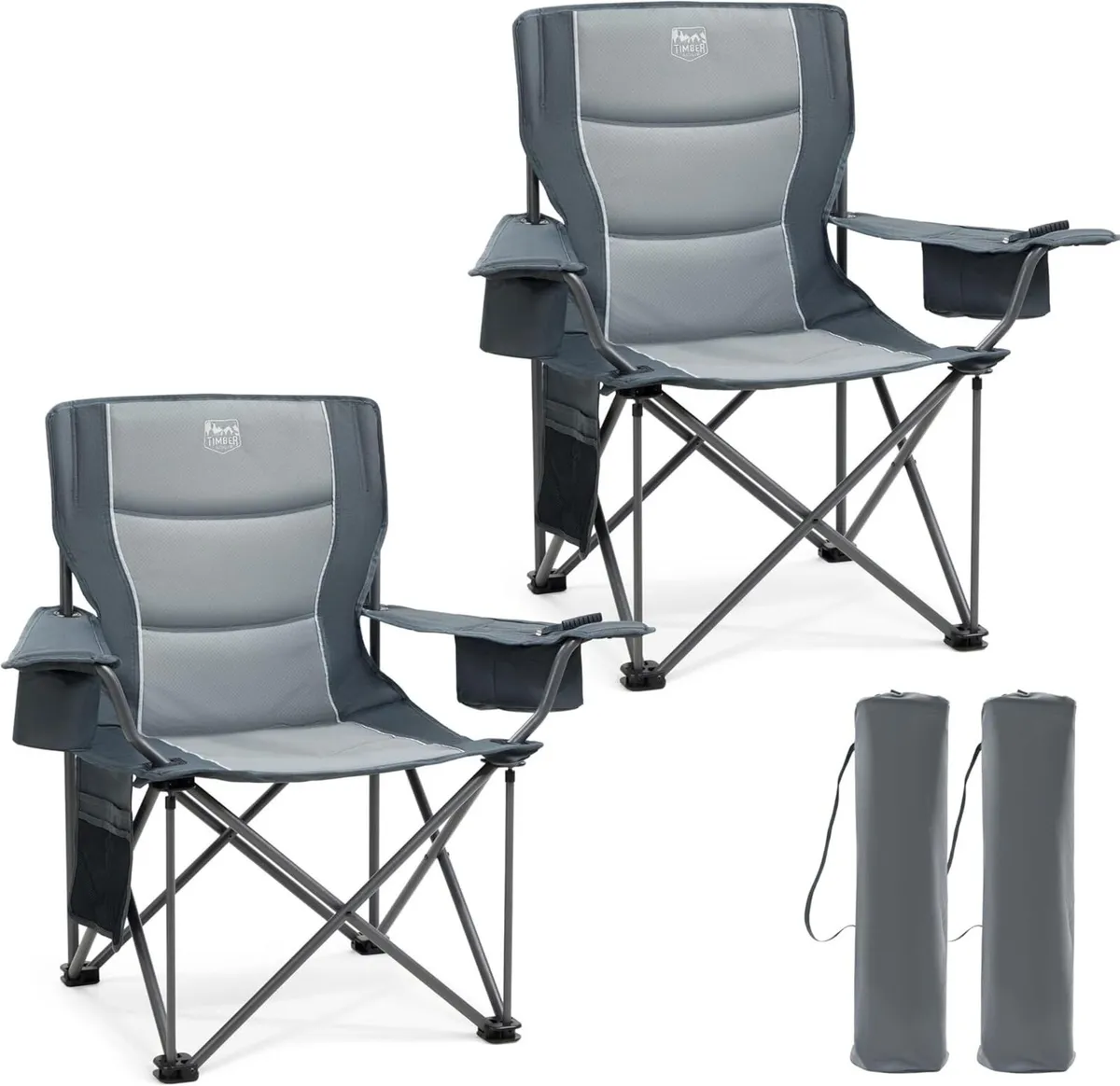 Camping Chairs for Adults Heavy Duty 200kg - Image 1